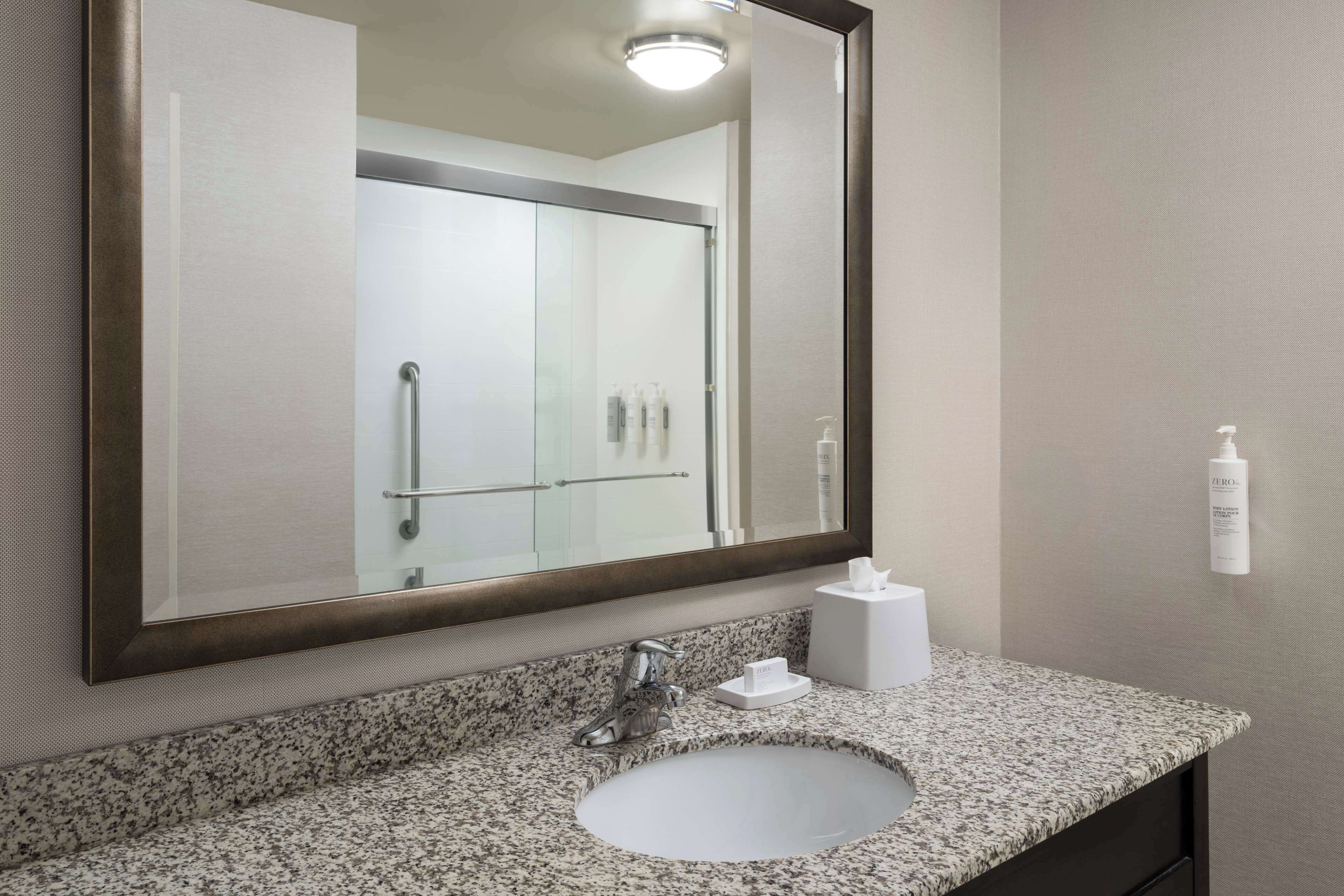 Free toiletries, hair dryer, towels
