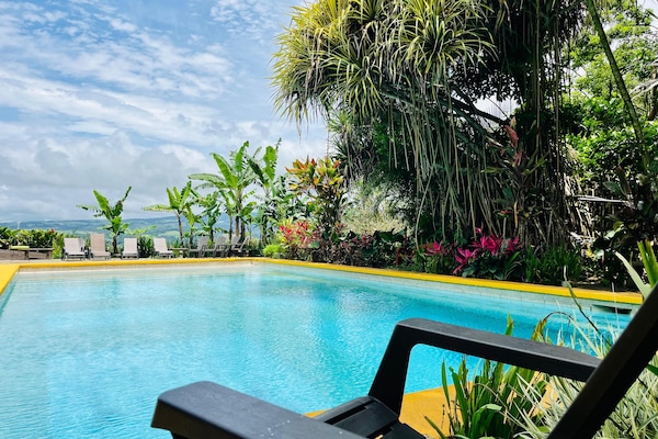 Indoor pool, outdoor pool