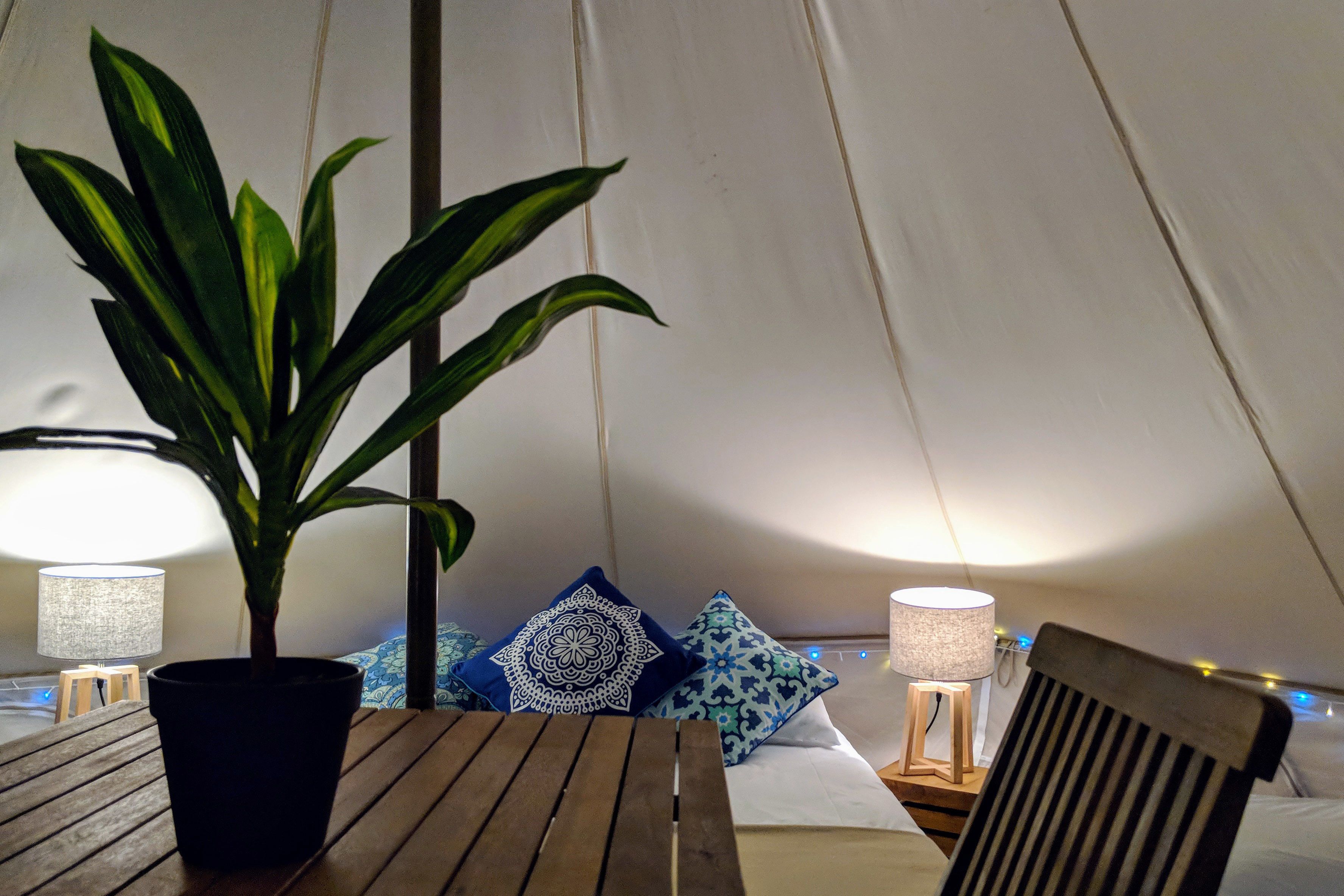 Glamping Tent | Individually decorated, individually furnished, free WiFi, bed sheets