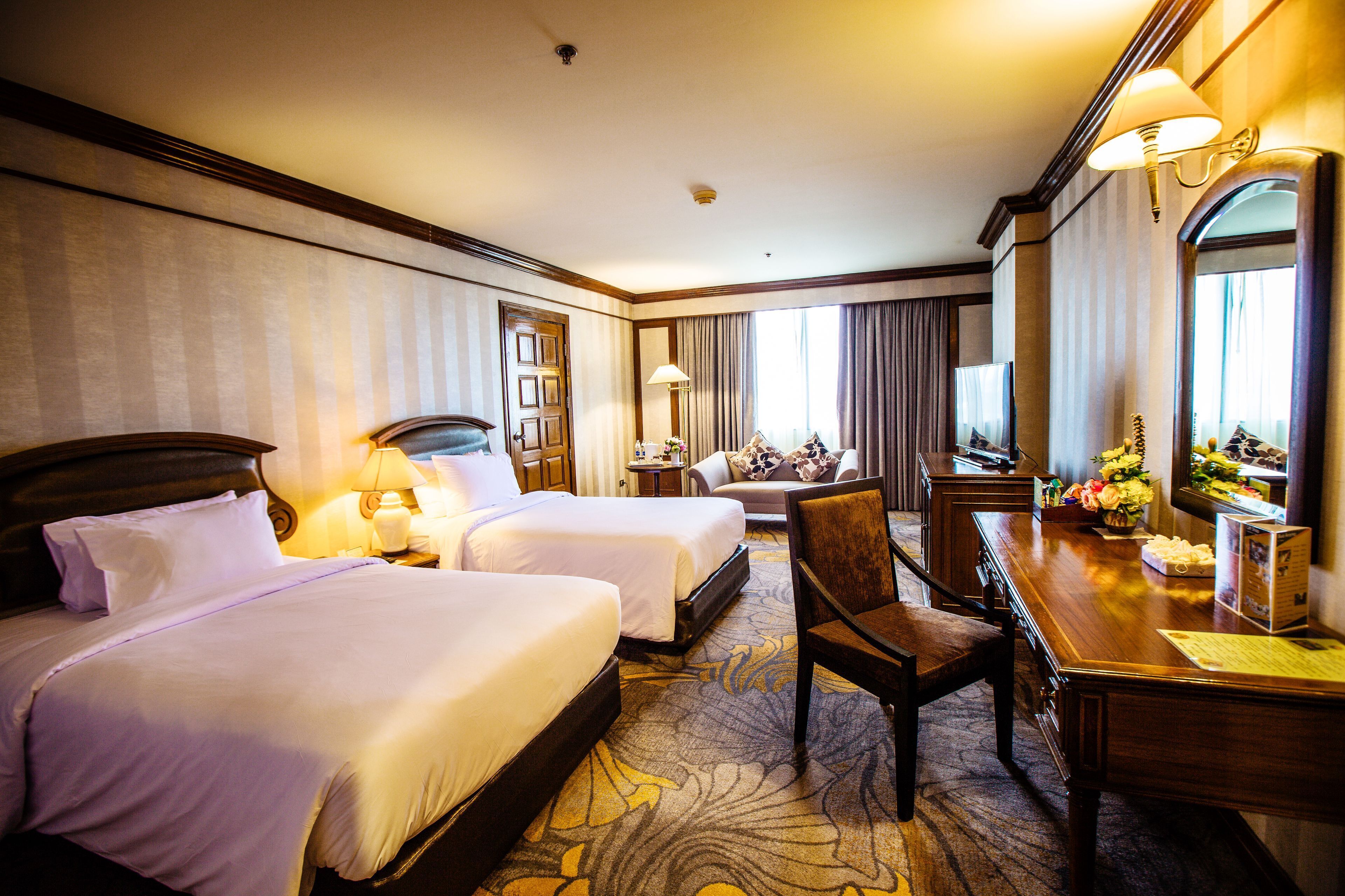 Ropa de cama hipoalergénica y minibar 