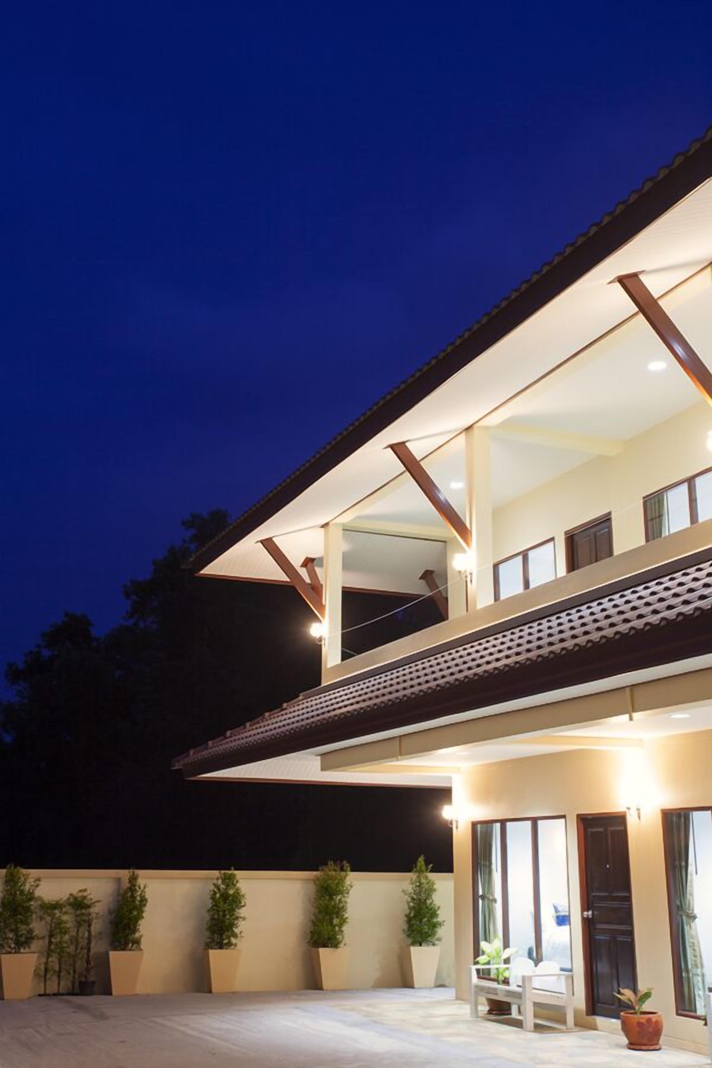 front of property – evening/night