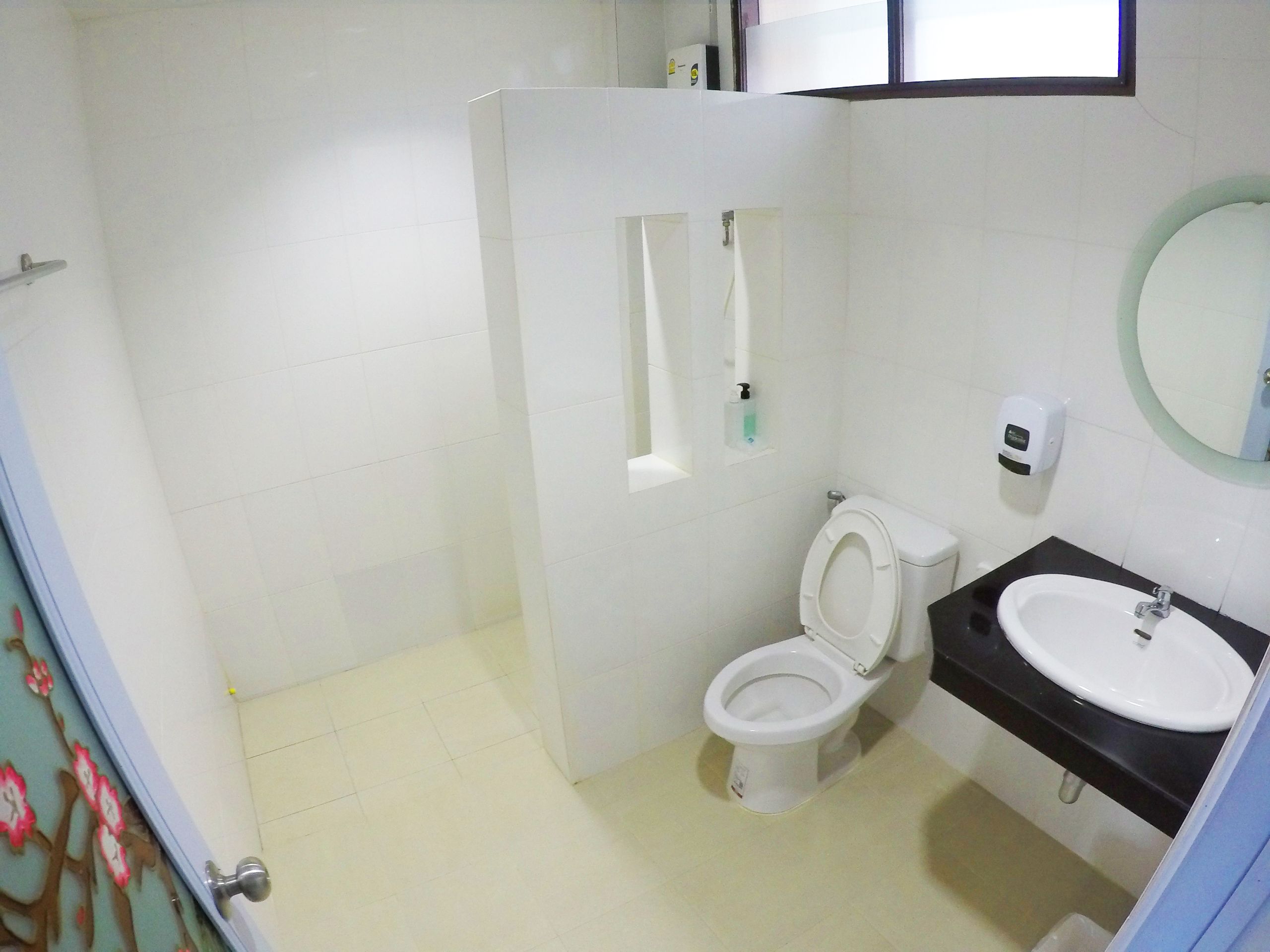 superior twin room | bathroom | shower, rainfall showerhead, free toiletries, towels