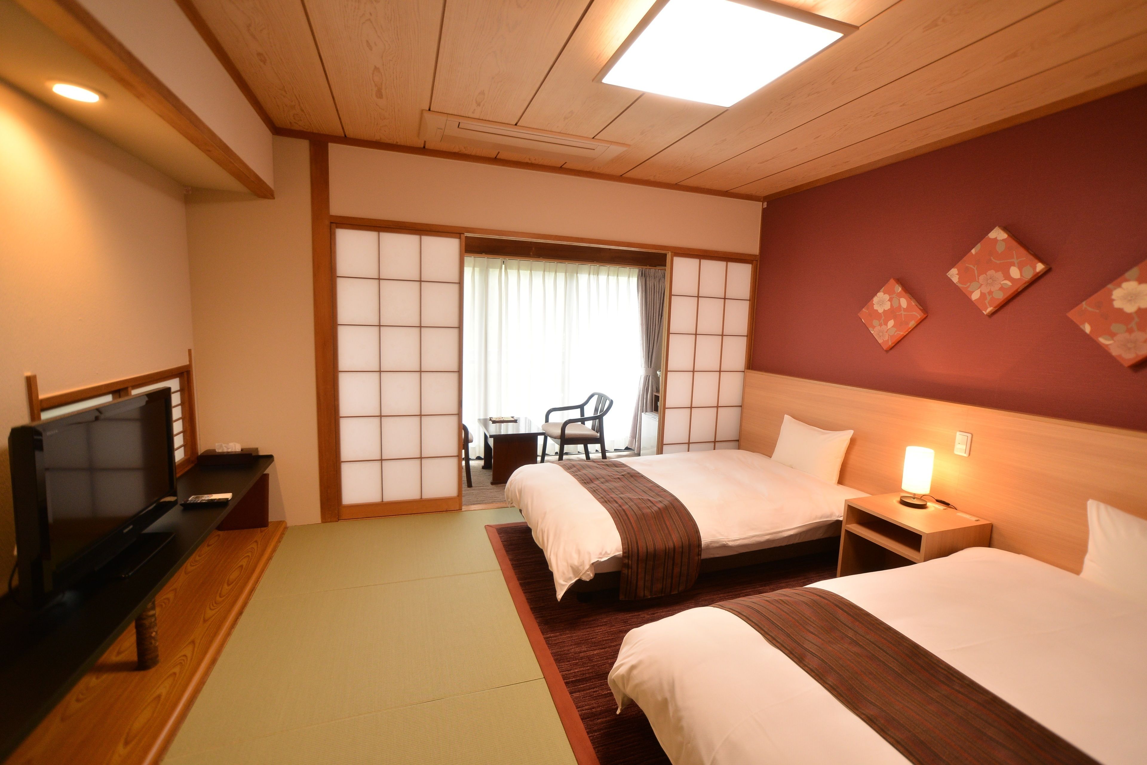 Habitación con 2 camas individuales, para no fumadores (Japanese Western without Bath)