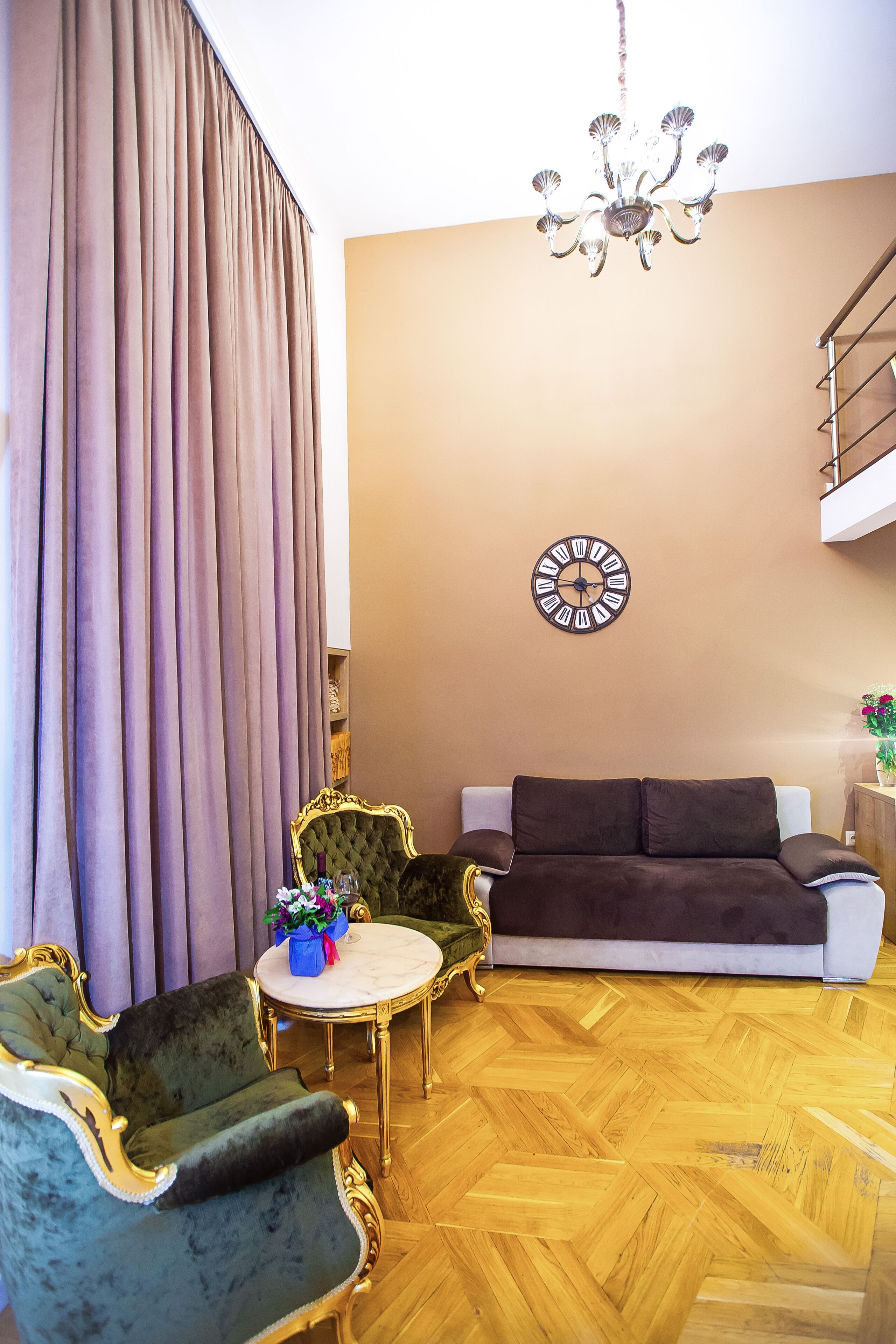 family apartment, balcony, city view | in-room safe, desk, soundproofing, iron/ironing board