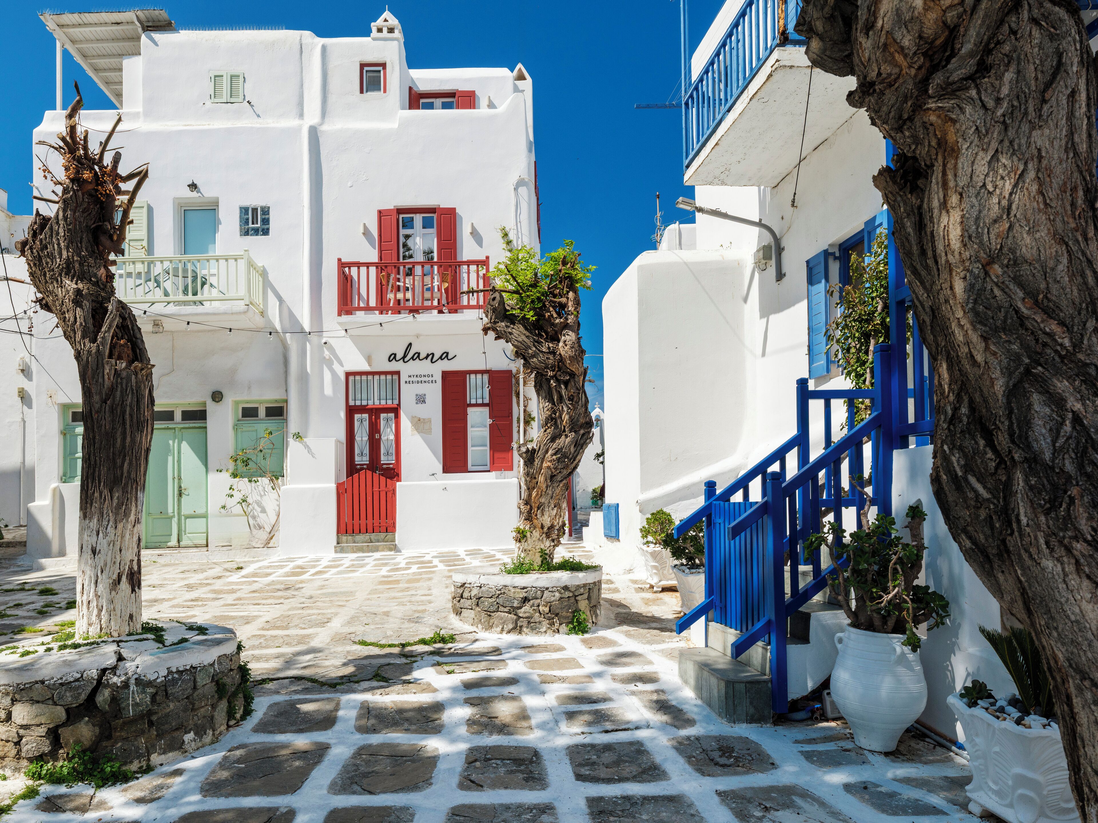 Façade de l’hébergement