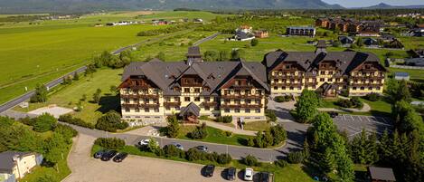 Façana frontal de l'allotjament