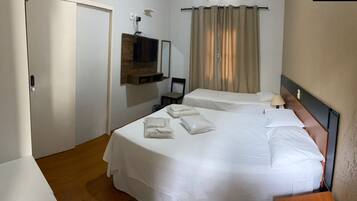 Minibar, desk, blackout drapes, iron/ironing board