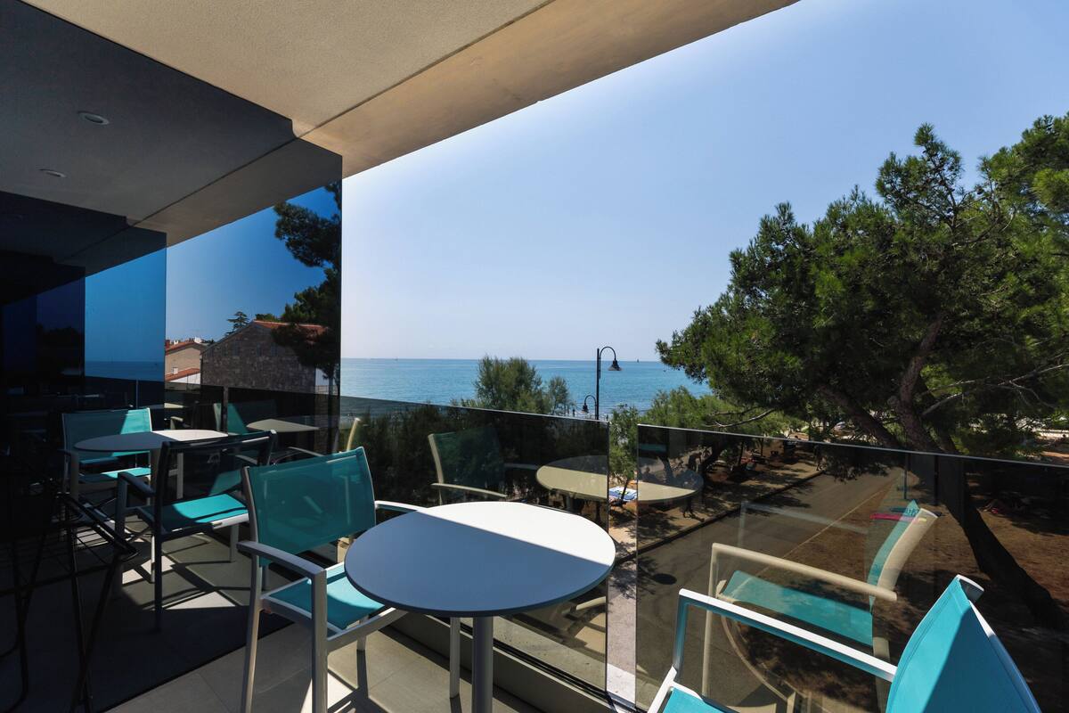 Premium Double or Twin Room, Terrace, Sea View | Premium bedding, minibar, in-room safe, desk