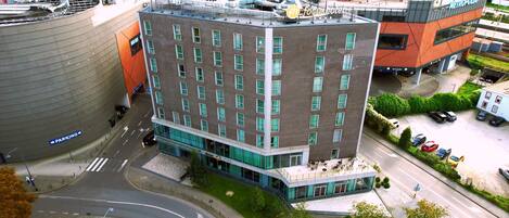 Fassade der Unterkunft