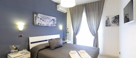 Double Room, Balcony, City View (San Pietro) | Desk, cribs/infant beds, rollaway beds, free WiFi
