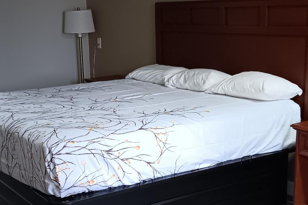 Habitación estándar, 1 cama King size, para fumadores | 1 habitación, escritorio, wifi gratis y ropa de cama
