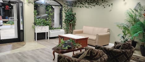 Lobby sitting area