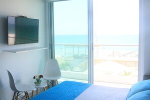 Romantisches Doppelzimmer, 1 Doppelbett, Meerblick