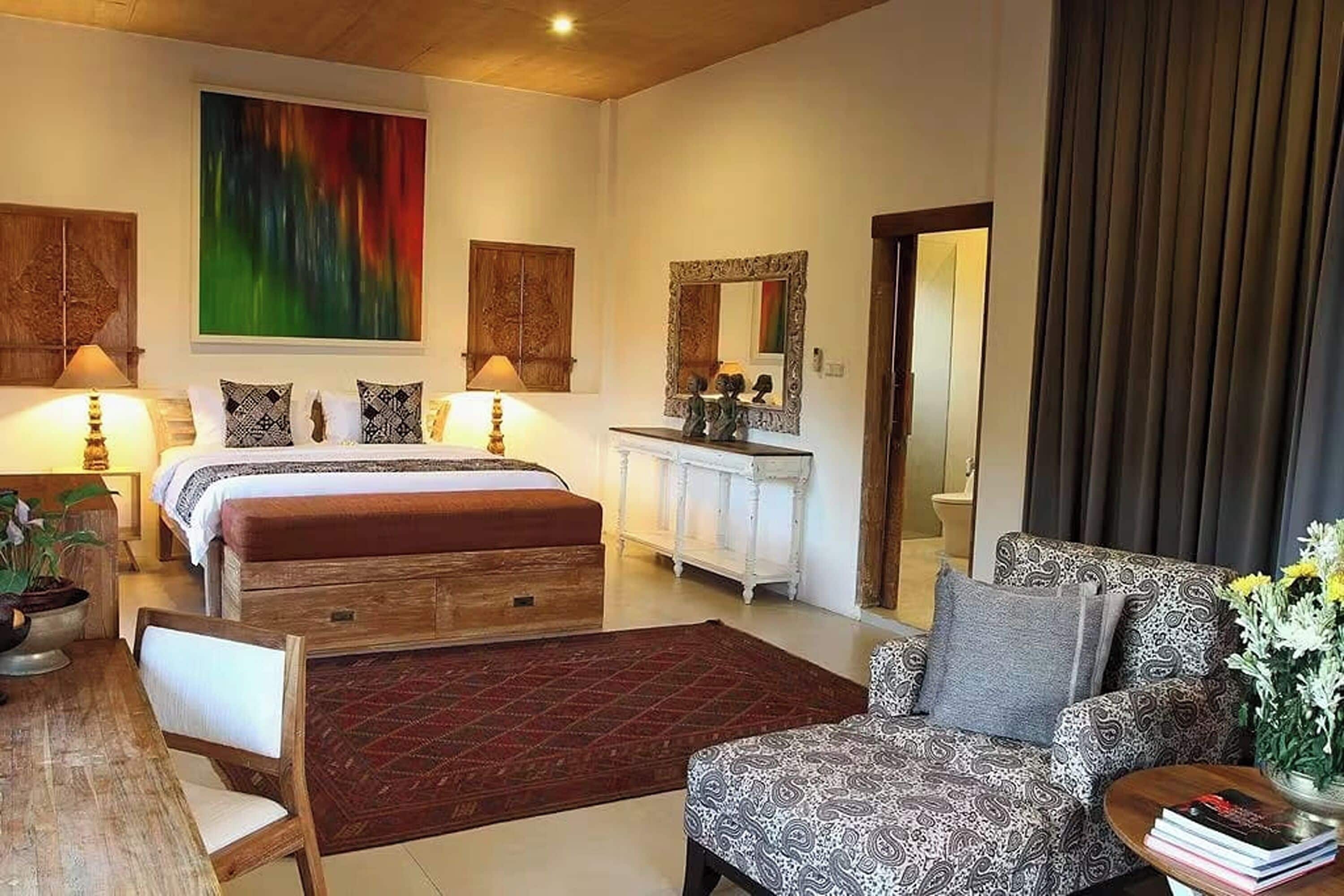 villa suite | premium bedding, minibar, in-room safe, desk