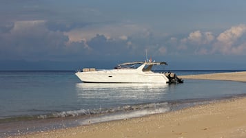 Beach nearby, white sand