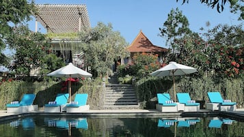 Udendørs pool, liggestole