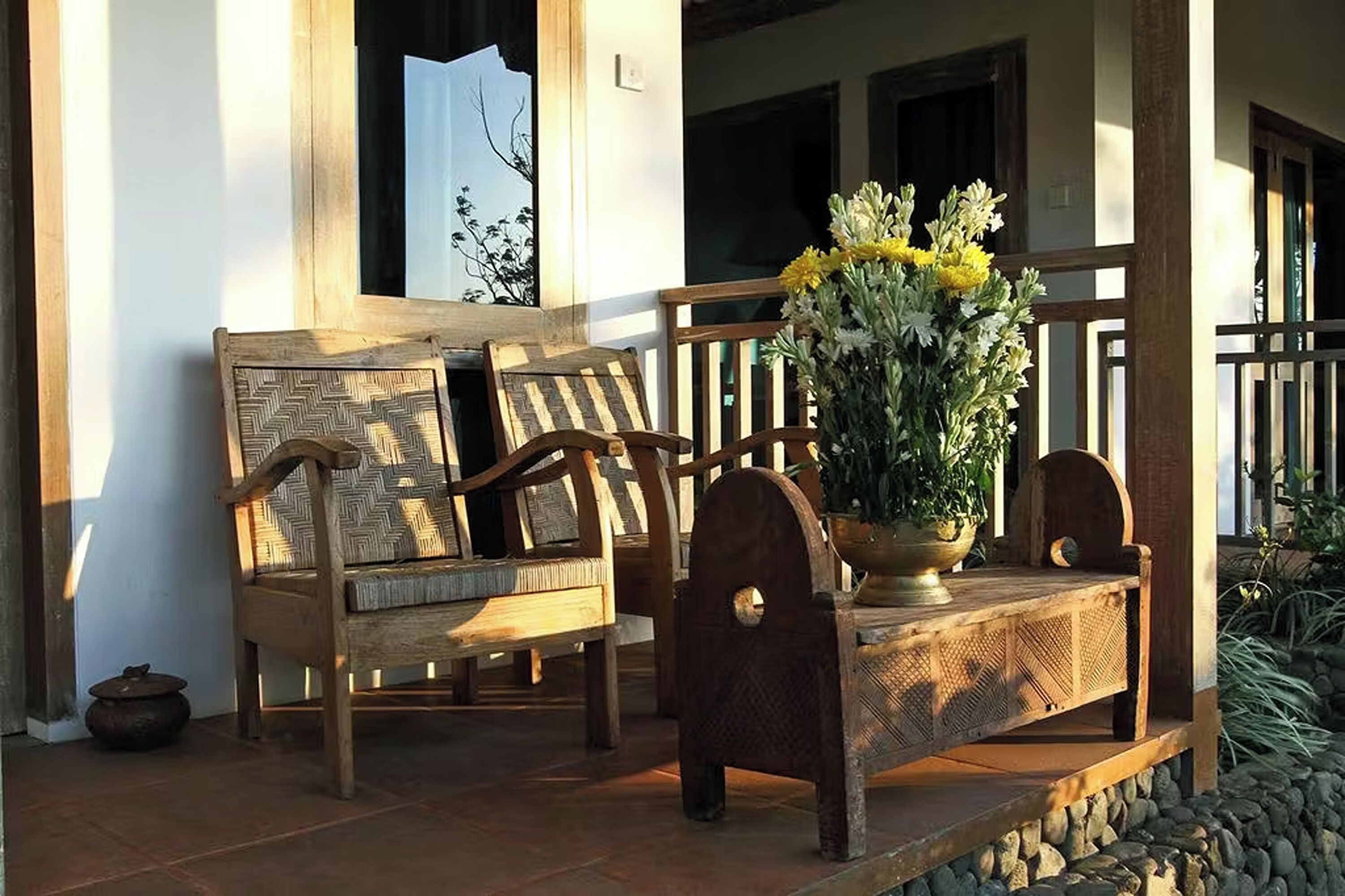 garden bungalow | balcony view
