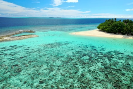 Front of property. Liberty Guest House Maldives