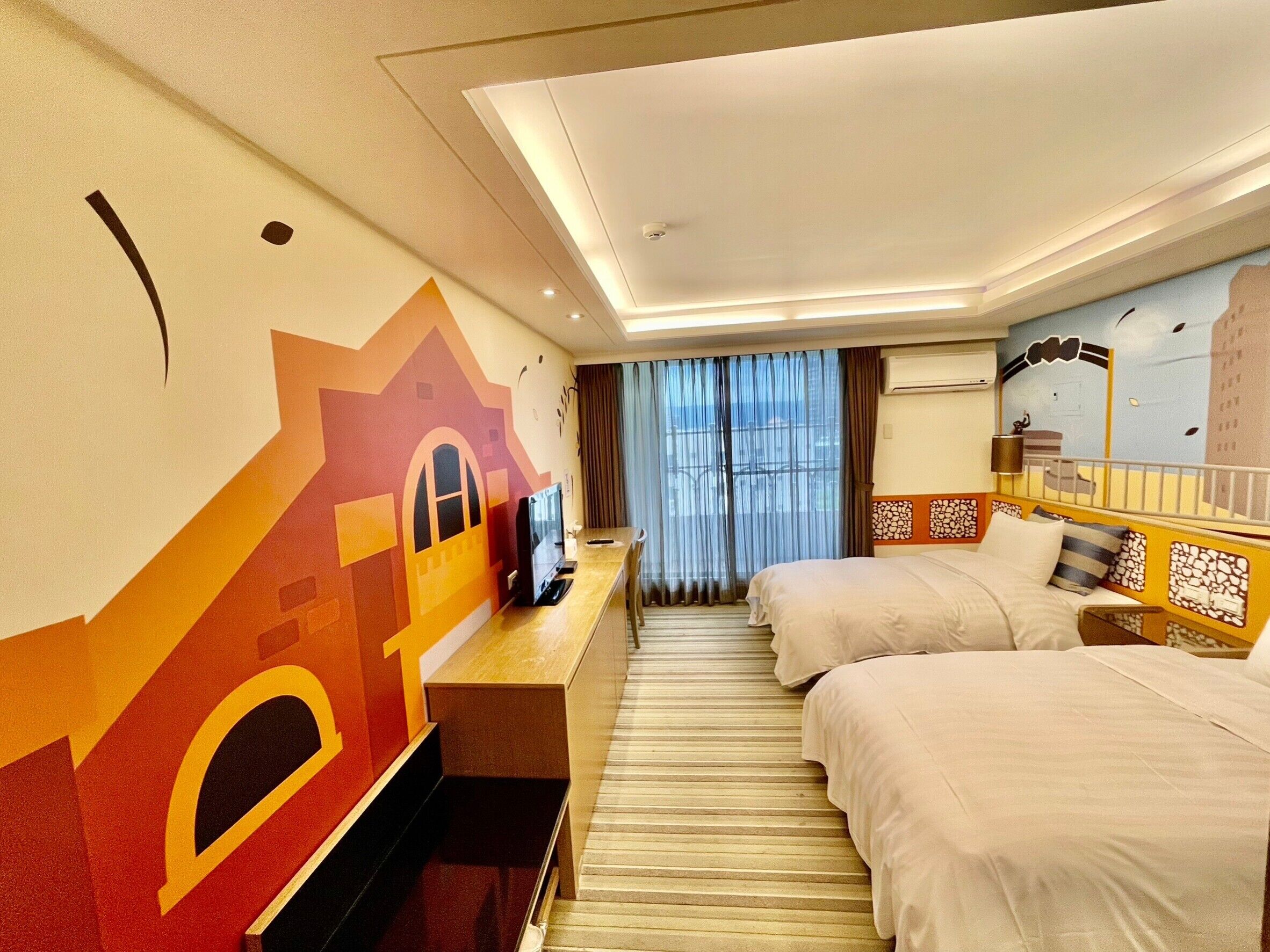 elite twin room, 2 single beds, non smoking, lanai | egyptian cotton sheets, premium bedding, down duvets, pillow-top beds