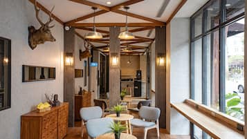 Sala de estar en el lobby
