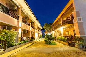Front of property - evening/night