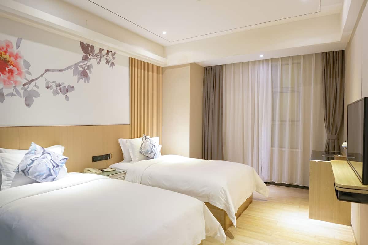 Chambre Supérieure avec lits jumeaux | Literie de qualité supérieure, couette en duvet d'oie