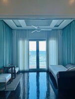 Beach Villa (Sea view) | Living area | LED TV, MP3 dock