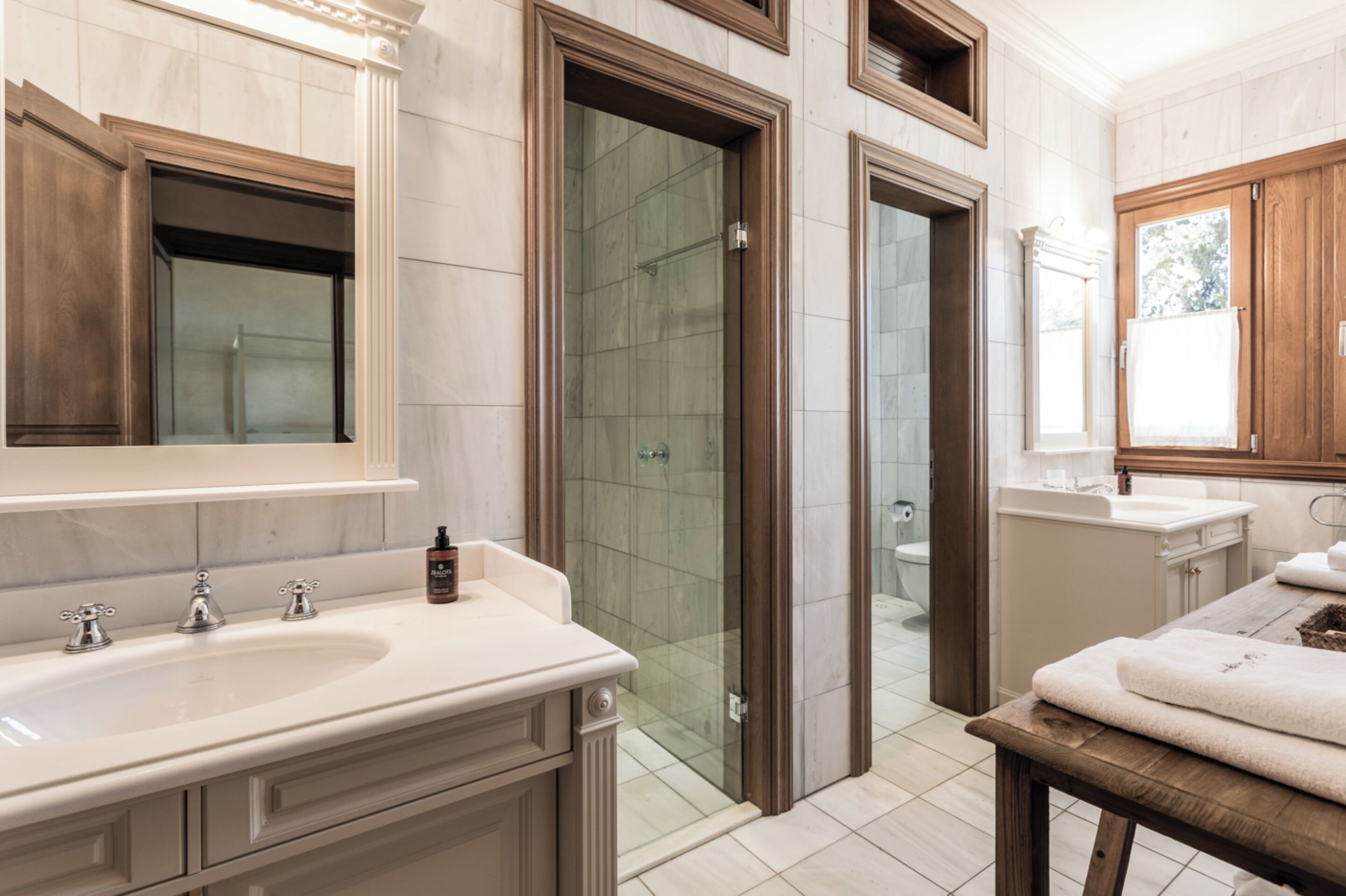 Luxury Villa, 5 Bedrooms, Private Pool, Sea View | Bathroom | Shower, rainfall showerhead, designer toiletries, hair dryer