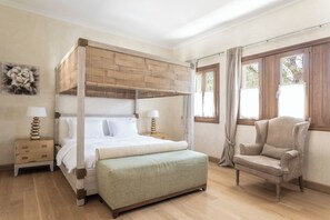 Luksusvilla, 5 soverom, privat basseng, sjøutsikt | Sengetøy i egyptisk bomull og sengetøy av topp kvalitet