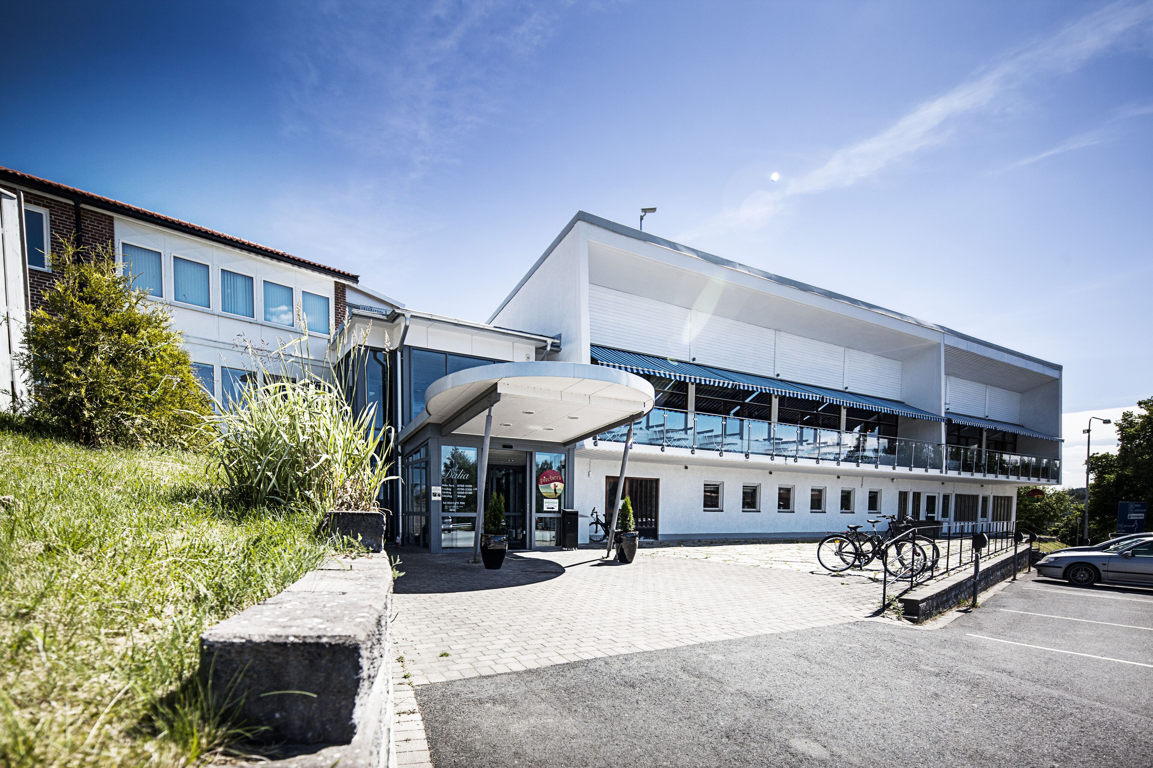 숙박 시설 입구