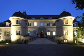 Front of property – evening/night