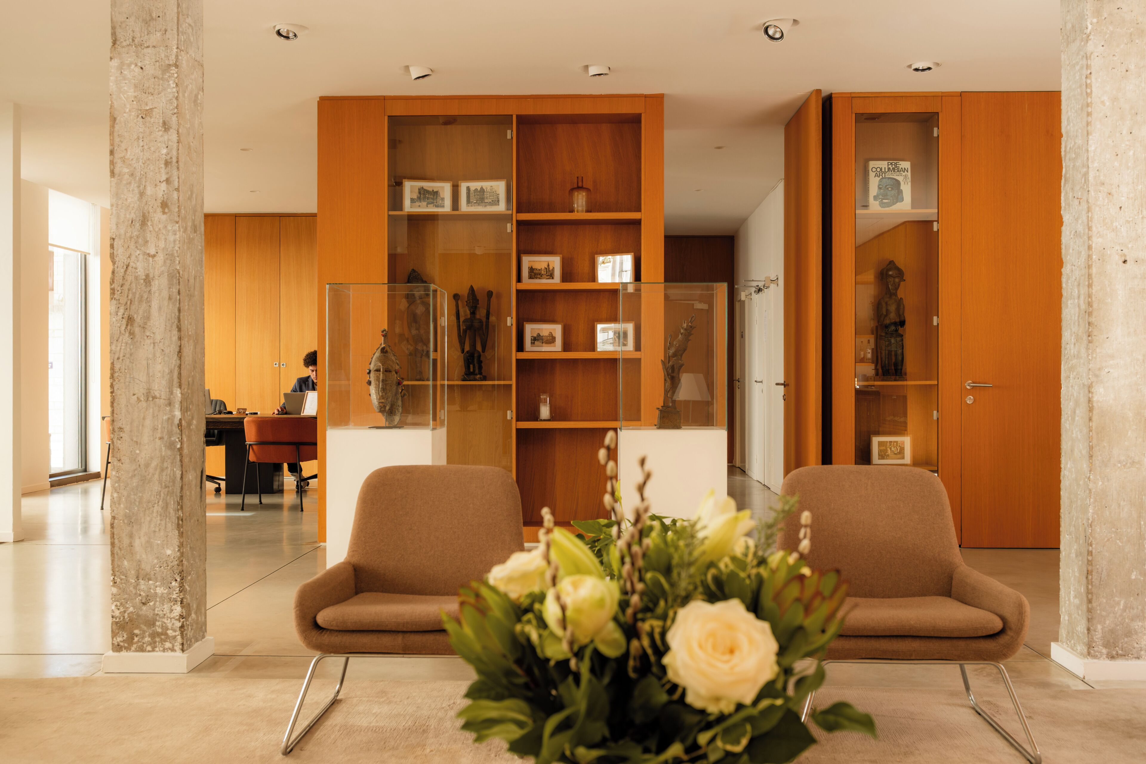 Sala de estar en el lobby