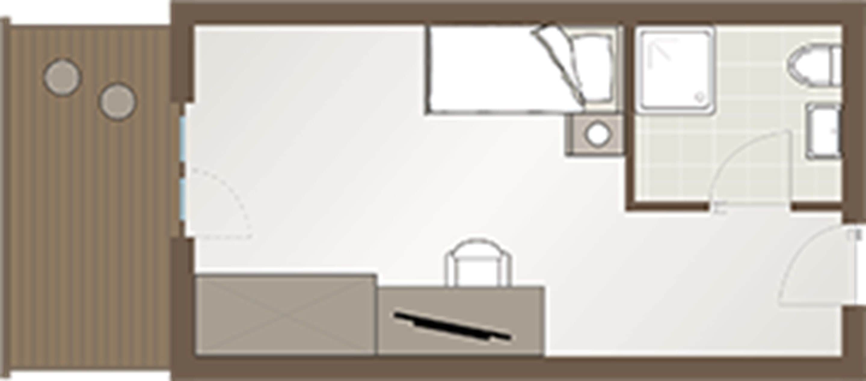 classic single room, balcony (lavendel) | hypo-allergenic bedding, free wifi, bed sheets