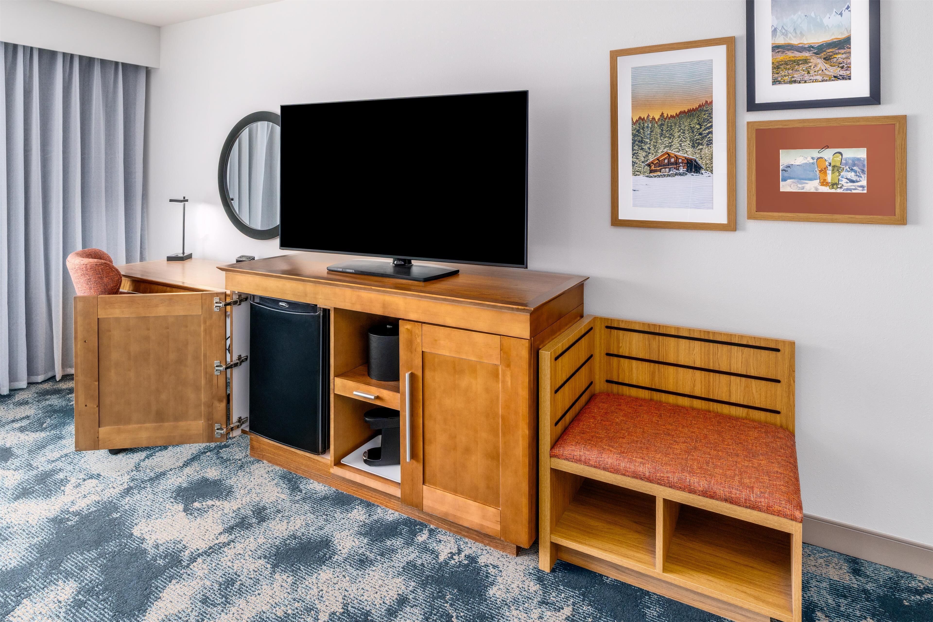 blackout curtains, iron/ironing board, free wifi, bed sheets