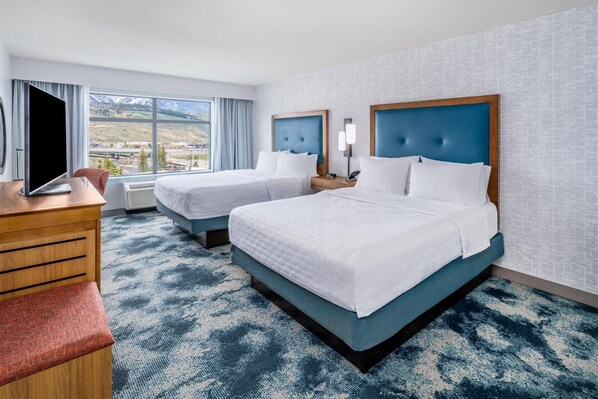 Room, 2 Queen Beds, Refrigerator, Mountain View | Mountain view