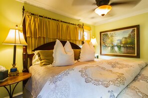 Premium-Ferienhaus, Mehrere Betten, Nichtraucher | Bettwäsche aus ägyptischer Baumwolle, hochwertige Bettwaren