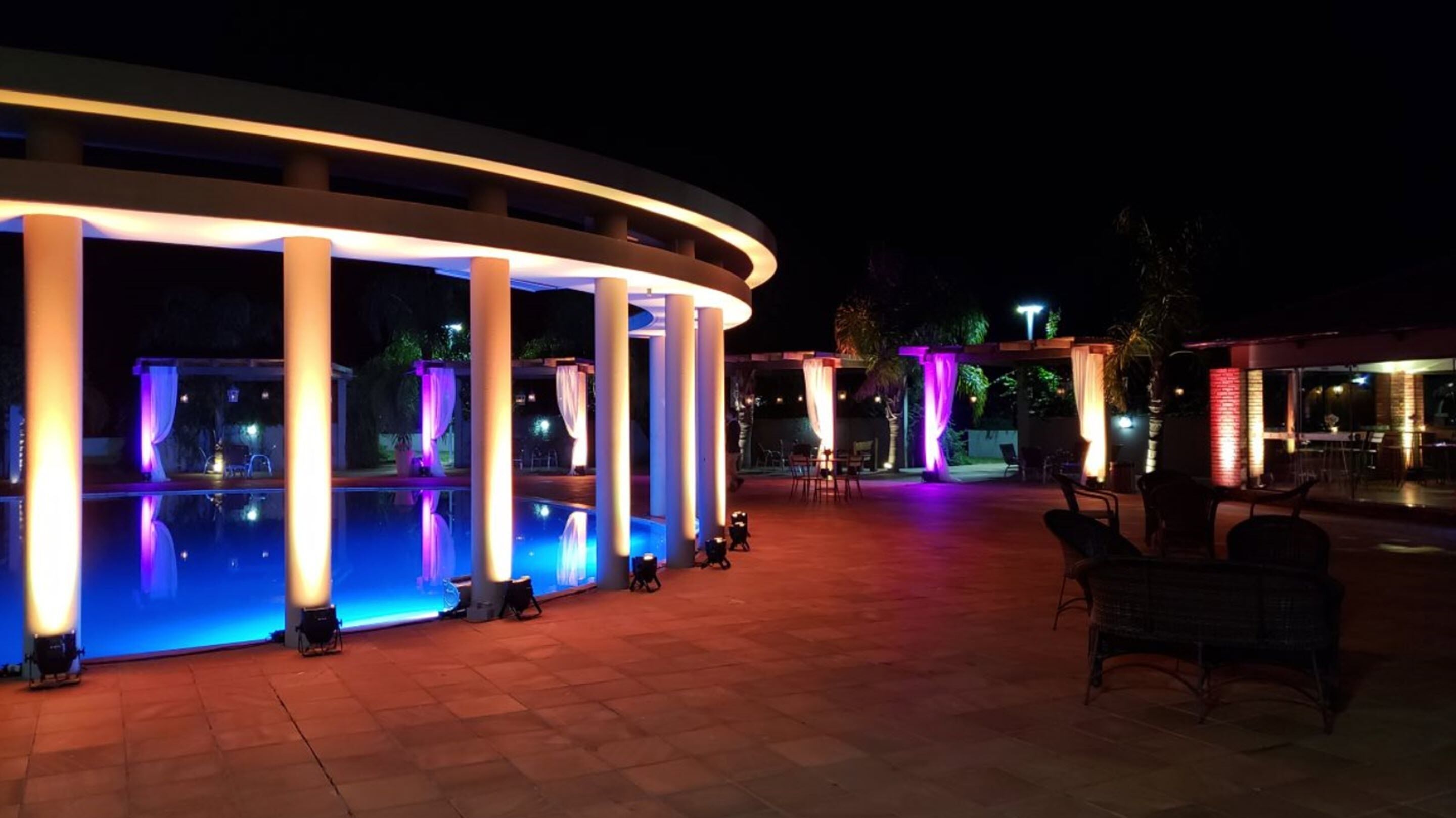 Front of property - evening/night