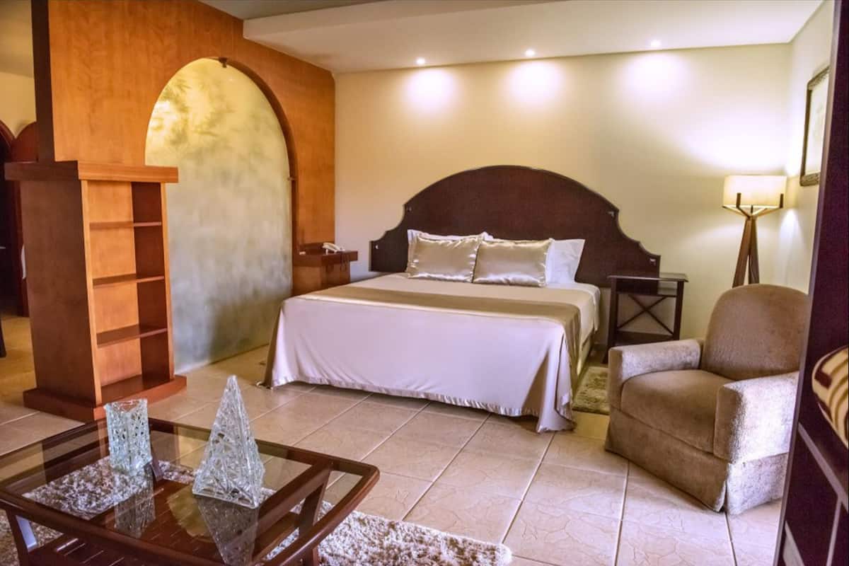 Suite | Minibar, con stile personalizzato, una scrivania, tende oscuranti