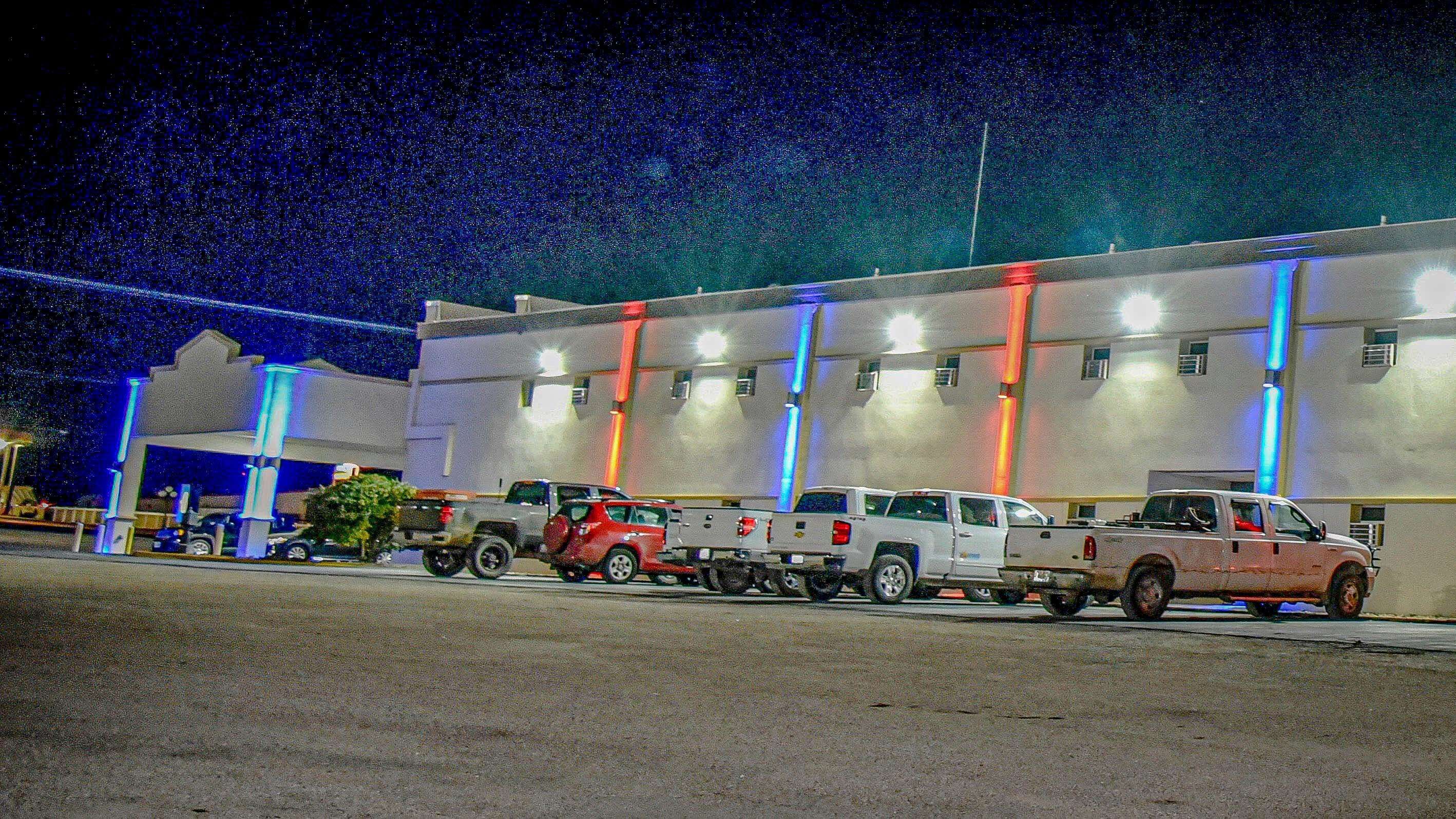 Front of property – evening/night