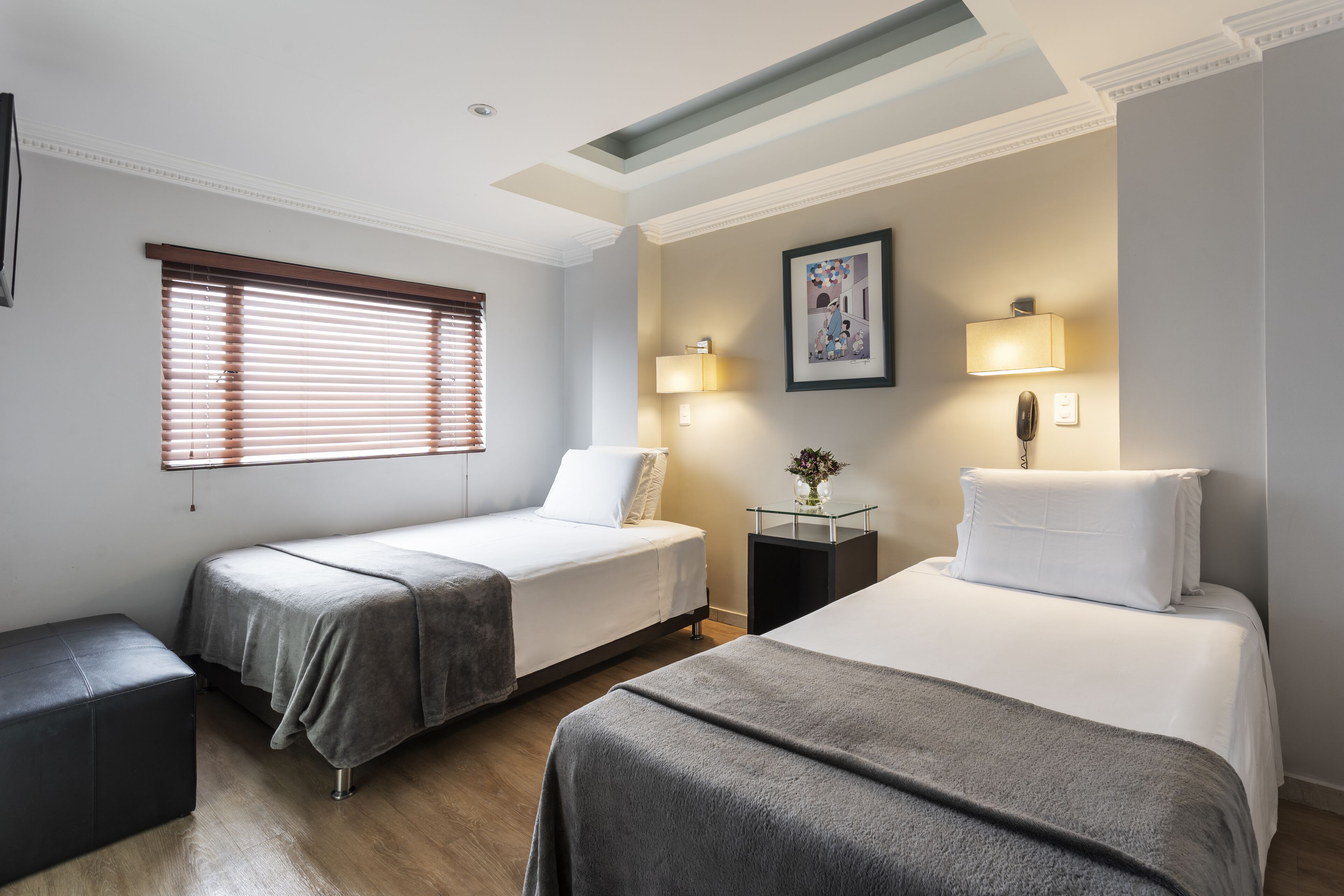 Wifi gratis y ropa de cama 