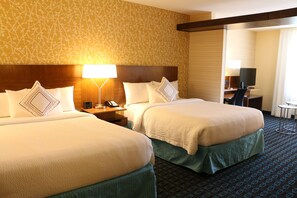 In-room safe, desk, laptop workspace, iron/ironing board - Fairfield Inn & Suites Dallas Plano North (Plano)
