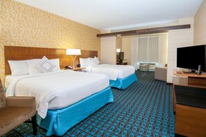 In-room safe, desk, laptop workspace, iron/ironing board - Fairfield Inn & Suites Dallas Plano North (Plano)