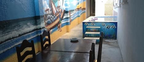 Seasonal outdoor pool