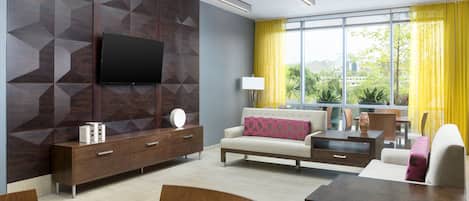Sala de estar en el lobby