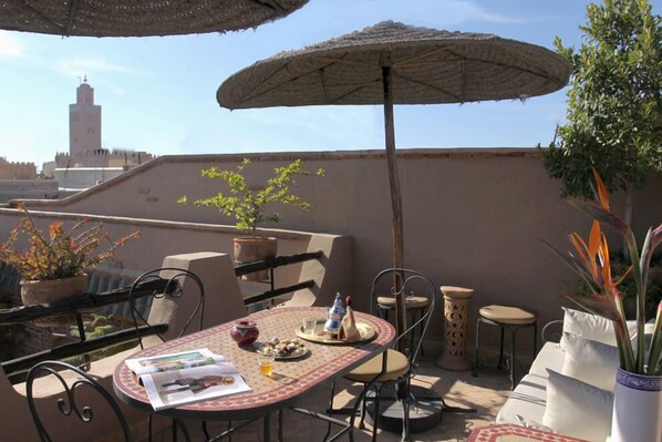 Vue depuis l’hébergement 