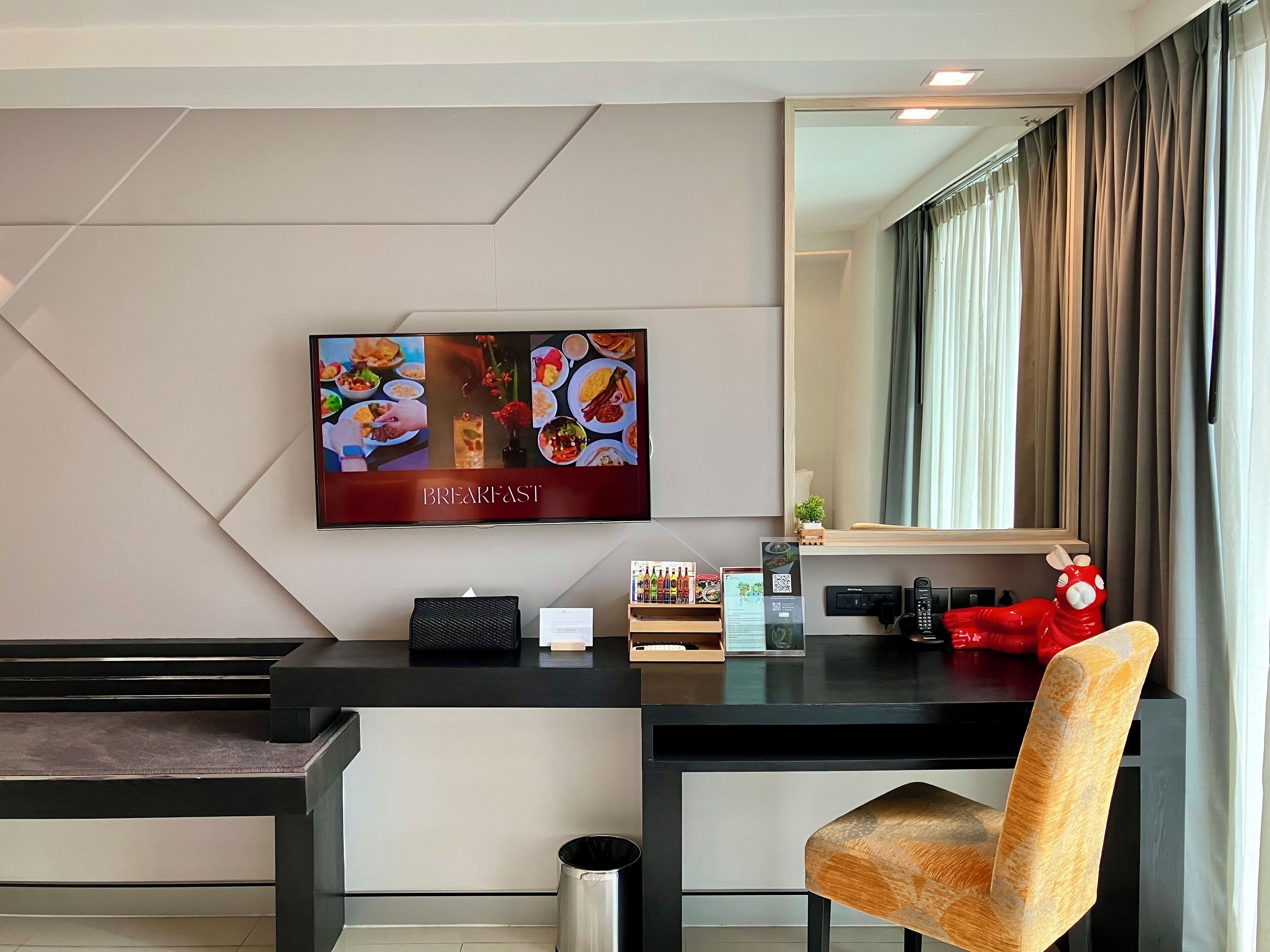 junior family room | living area | 40-inch lcd tv with cable channels, tv