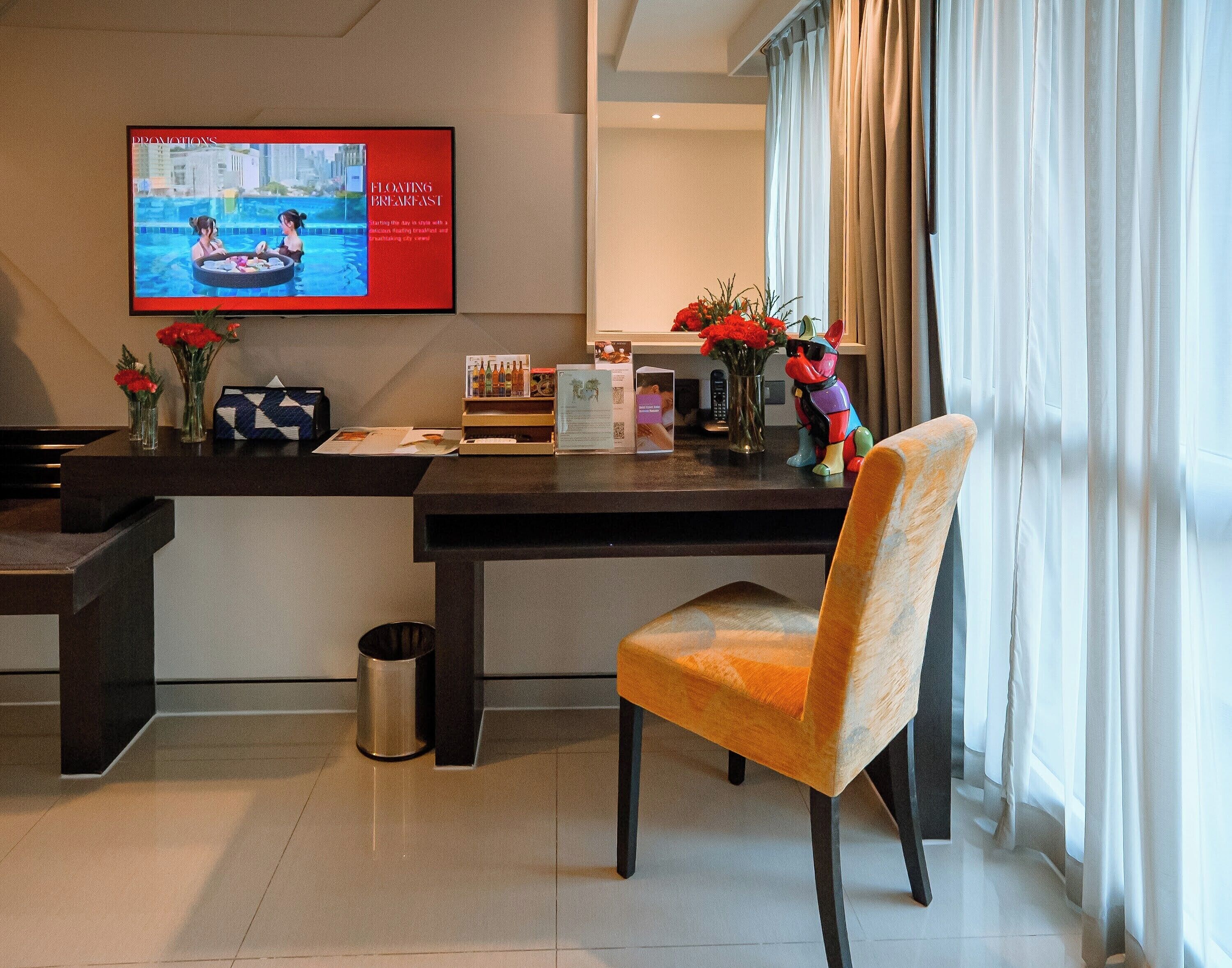 quadruple room | bathroom | shower, free toiletries, hair dryer, bathrobes