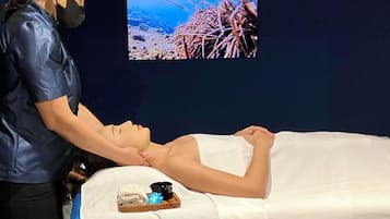 Aromatherapy, deep-tissue massages, Thai massages