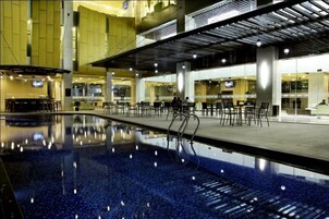 Indoor pool, outdoor pool