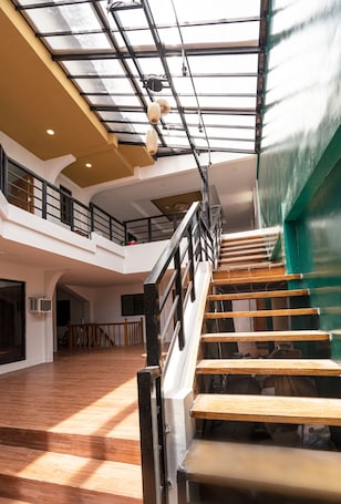 Staircase. Cozy Coron Inn